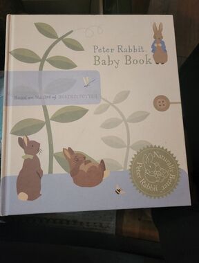 Peter Rabbit Baby Book keepsake journal Beatrix Potter Artwork